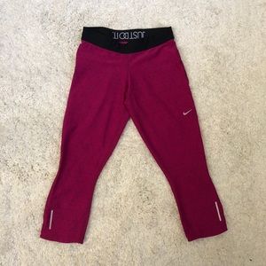 NIKE Dri fit capri workout pants